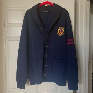 Daniel Cremieux Shawl Collar Navy Cardigan Sweater